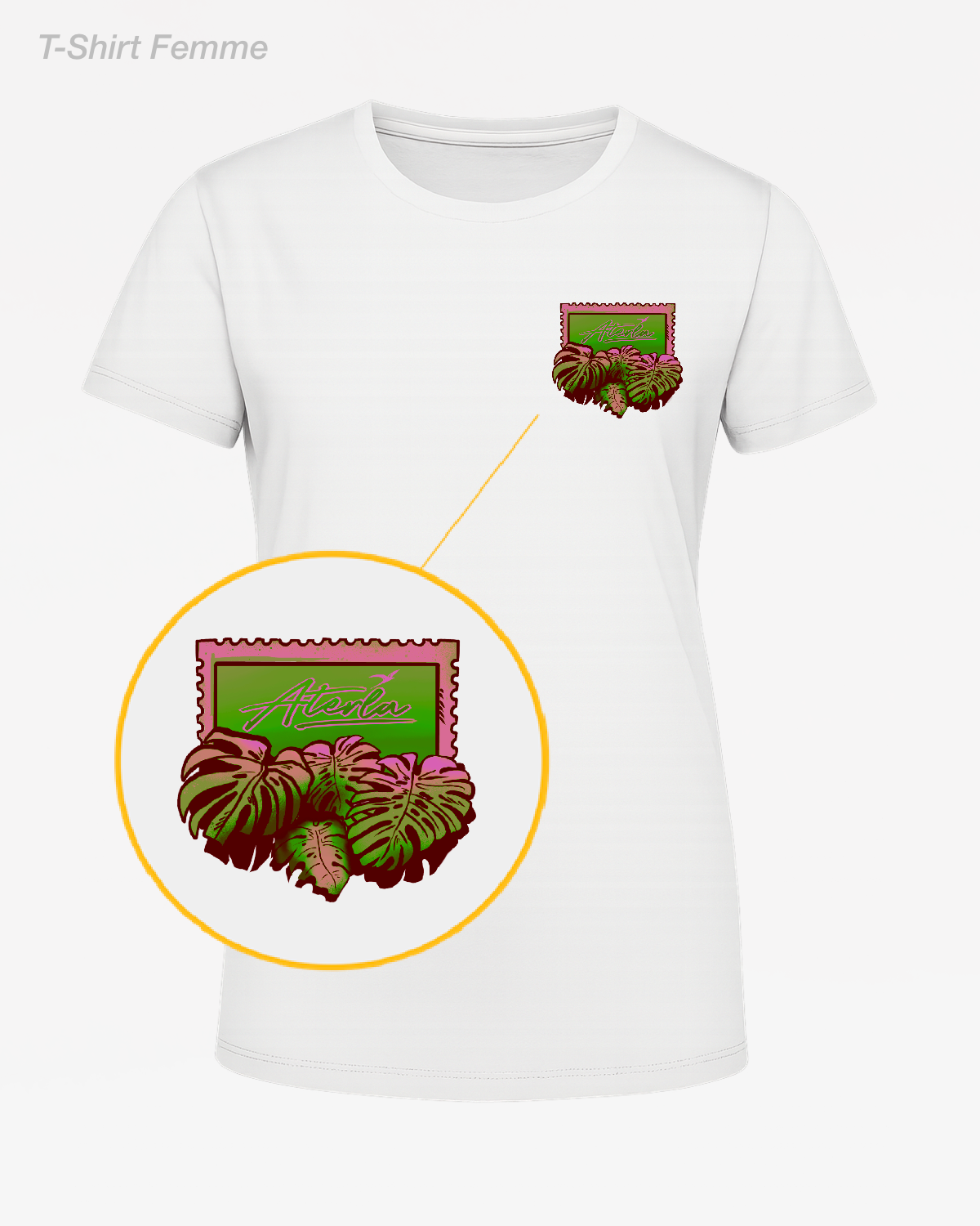 MONSTRERA ISLAND Original Pink Women